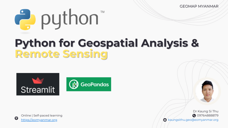 Python for Geospatial Analysis & Remote Sensing