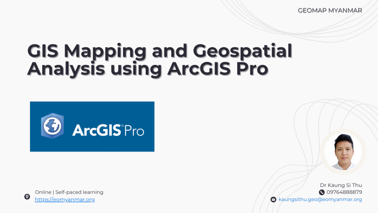 GIS Mapping & Geospatial Analysis using ArcGIS Pro
