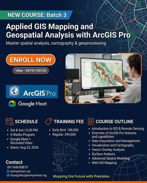 𝗔𝗽𝗽𝗹𝗶𝗲𝗱 𝗚𝗜𝗦 𝗠𝗮𝗽𝗽𝗶𝗻𝗴 𝗮𝗻𝗱 𝗚𝗲𝗼𝘀𝗽𝗮𝘁𝗶𝗮𝗹 𝗔𝗻𝗮𝗹𝘆𝘀𝗶𝘀 𝘄𝗶𝘁𝗵 𝗔𝗿𝗰𝗚𝗜𝗦 𝗣𝗿𝗼 (𝗚𝗼𝗼𝗴𝗹𝗲 𝗠𝗲𝗲𝘁 𝗖𝗹𝗮𝘀𝘀 – 𝗕𝗮𝘁𝗰𝗵 𝟯)